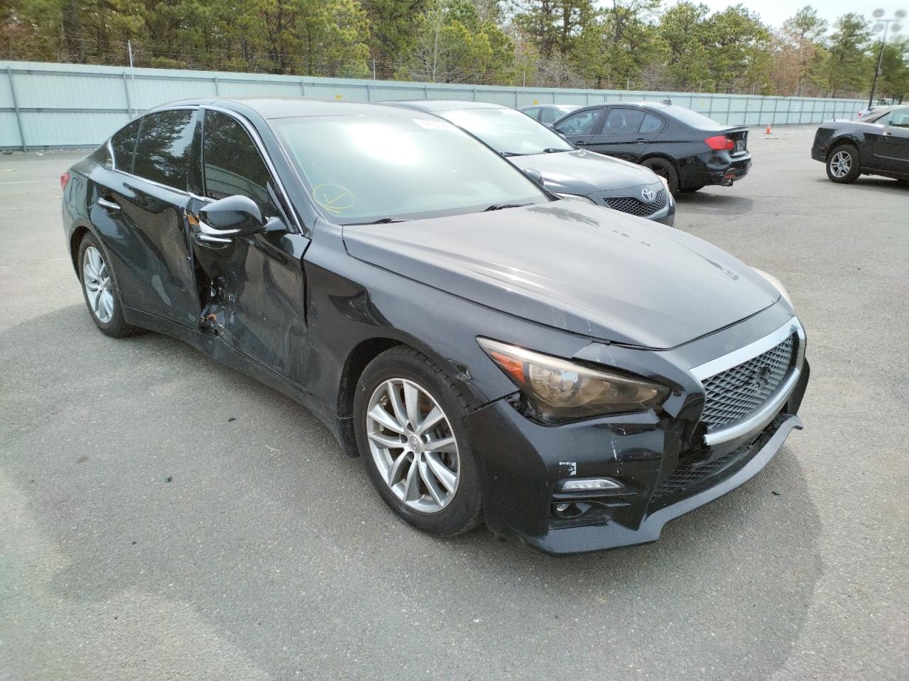 Photo 1 from auction – 2015 INFINITI Q50 BASE with VIN JN1BV7AP7FM340412