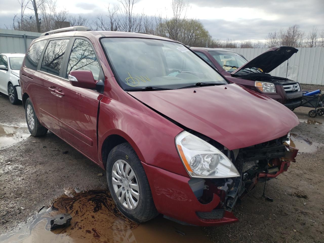 KIA SEDONA LX 2012 with VIN KNDMG4C76C6441906 - Photo from auction
