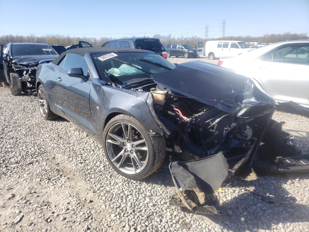 CHEVROLET CAMARO LT 2020 with VIN 1G1FD3DS6L0141986 - Photo from auction