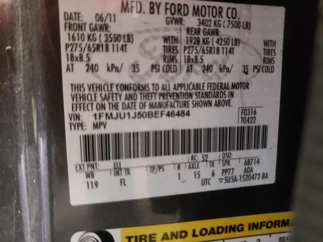Photo 10 from auction – 2011 FORD EXPEDITION with VIN 1FMJU1J50BEF46484