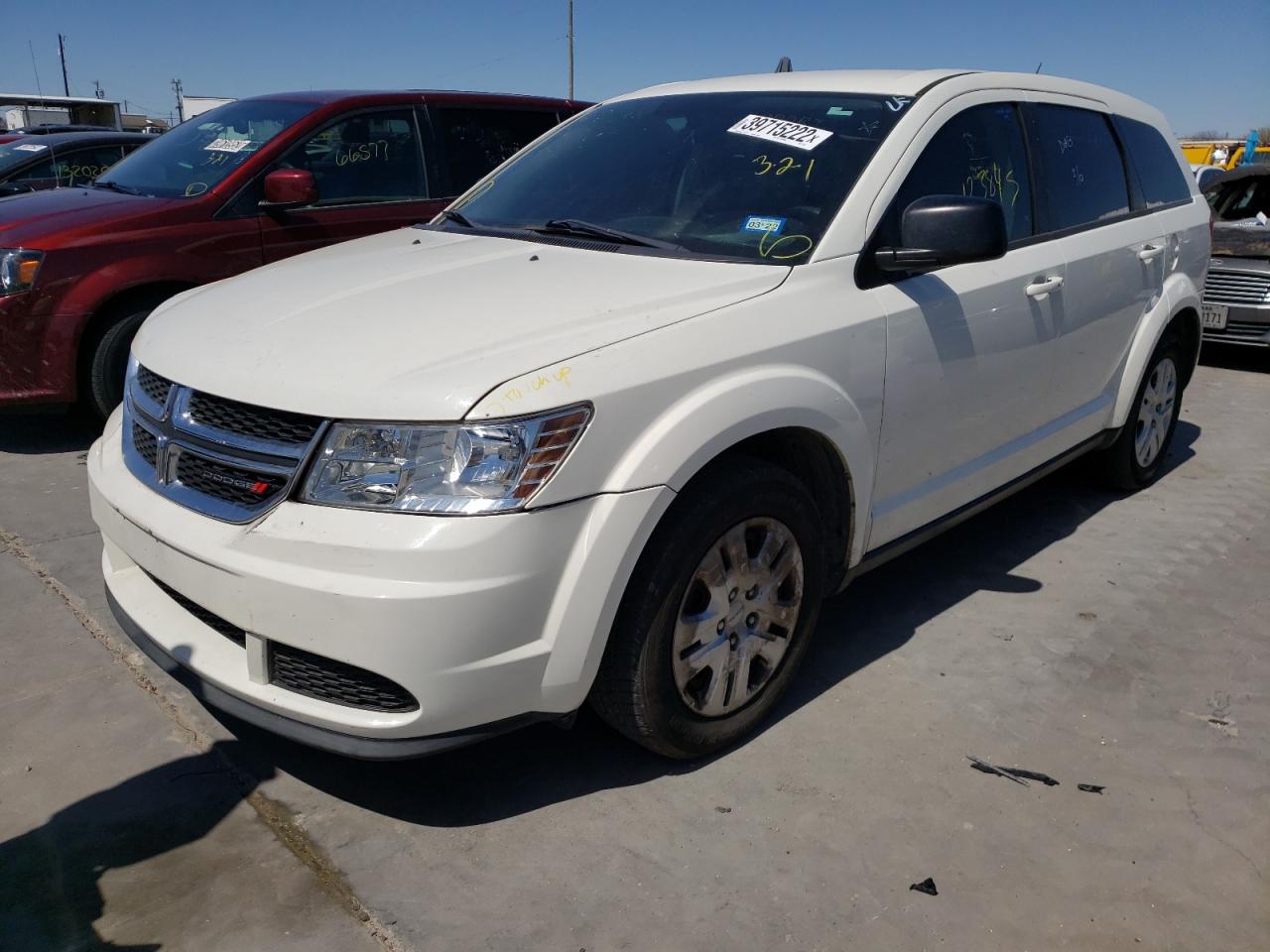 Photo 2 from auction – 2014 DODGE JOURNEY SE with VIN 3C4PDCAB4ET117692