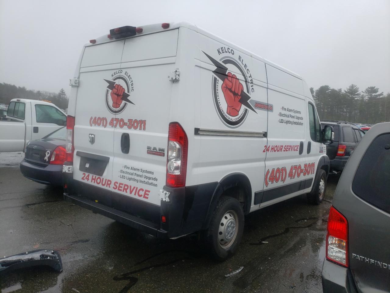 Photo 4 from auction – 2020 RAM PROMASTER with VIN 3C6TRVBG1LE132472