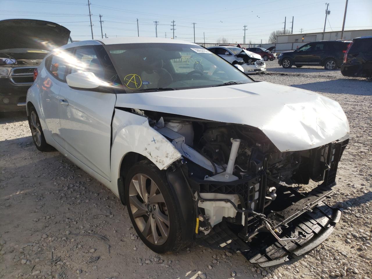 HYUNDAI VELOSTER 2016 with VIN KMHTC6AD8GU280399 - Photo from auction