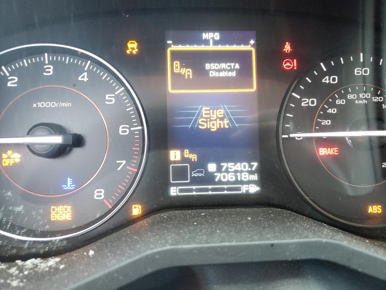 Photo 8 from auction – 2019 SUBARU CROSSTREK with VIN JF2GTAEC9KH295345