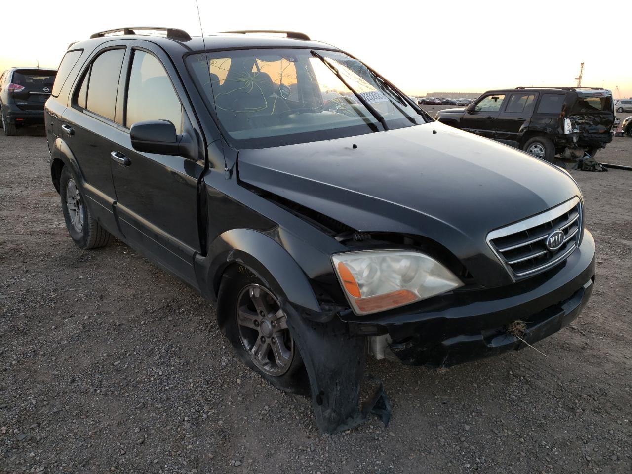 KIA SORENTO EX 2008 with VIN KNDJD736685808823 - Photo from auction