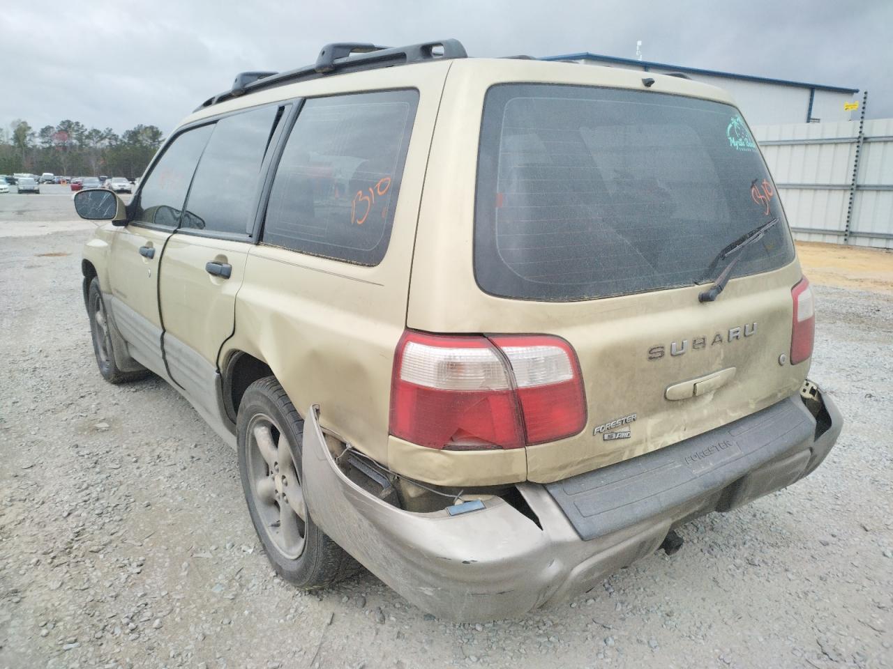 Photo 9 from auction – 2002 SUBARU FORESTER S with VIN JF1SF65562H727801