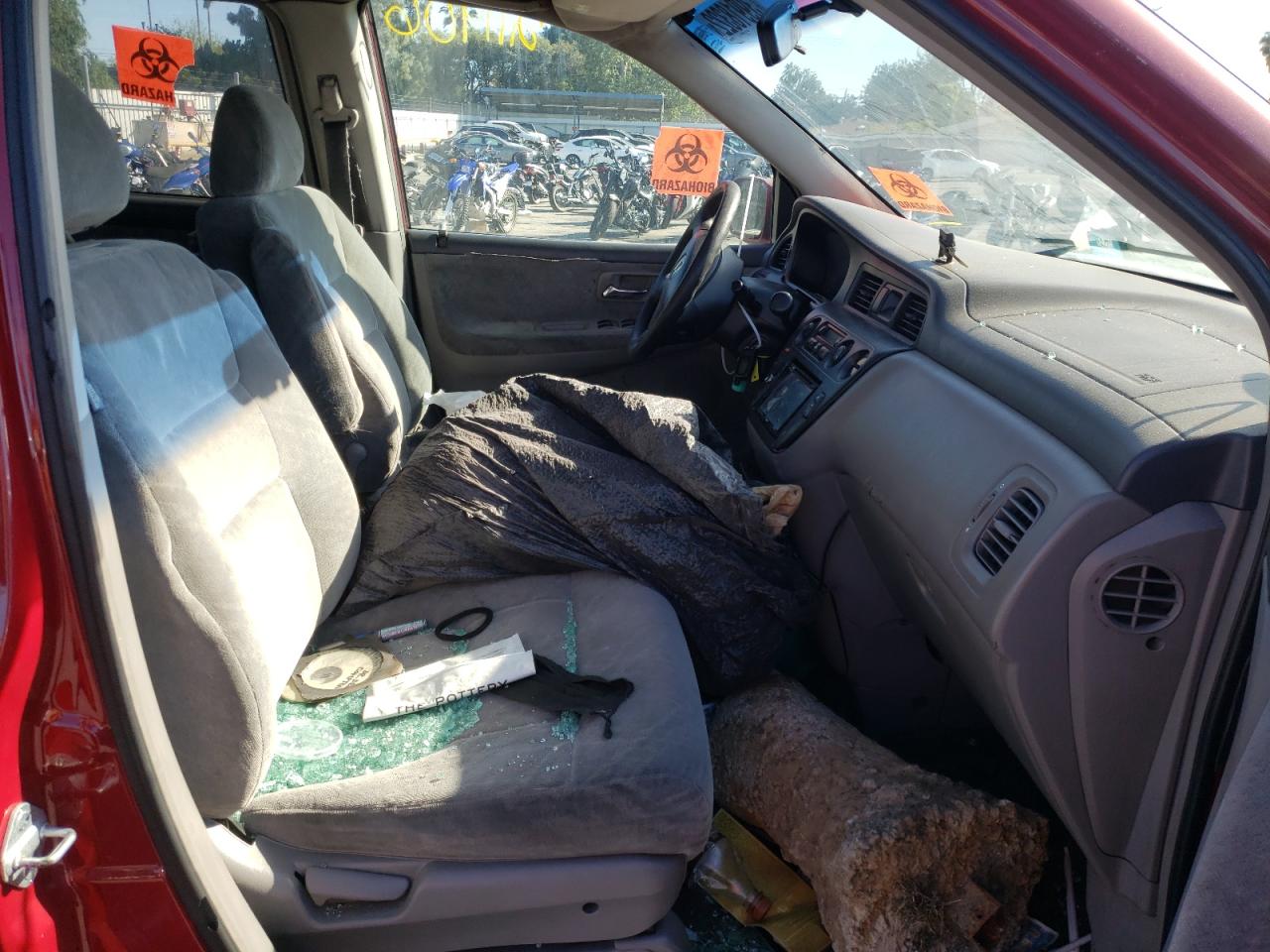 Photo 5 from auction – 2002 HONDA ODYSSEY EX with VIN 2HKRL18672H571438