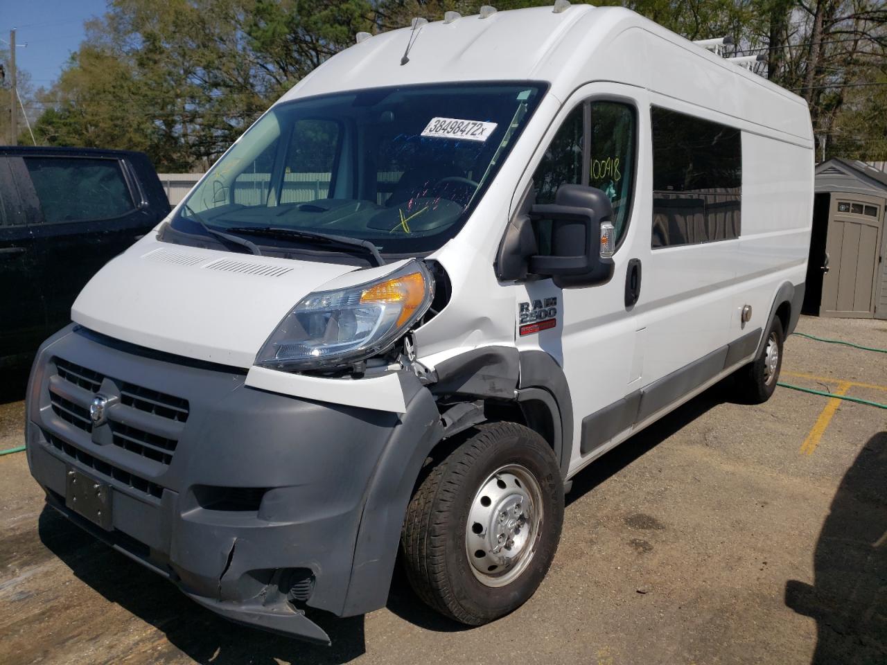 Photo 2 from auction – 2017 RAM PROMASTER with VIN 3C6TRVDG0HE519163