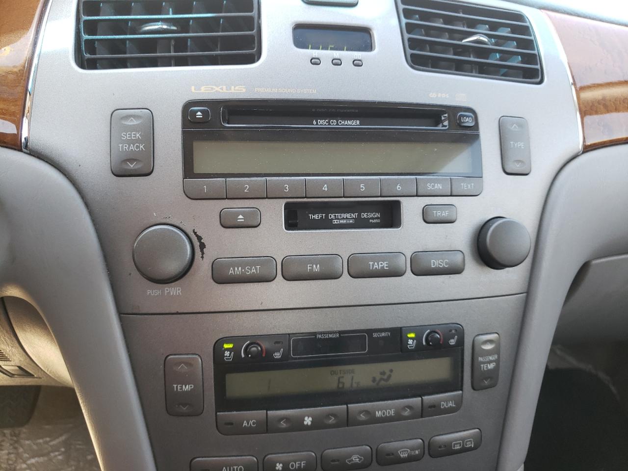 Photo 9 from auction – 2006 LEXUS ES 330 with VIN JTHBA30G265154207