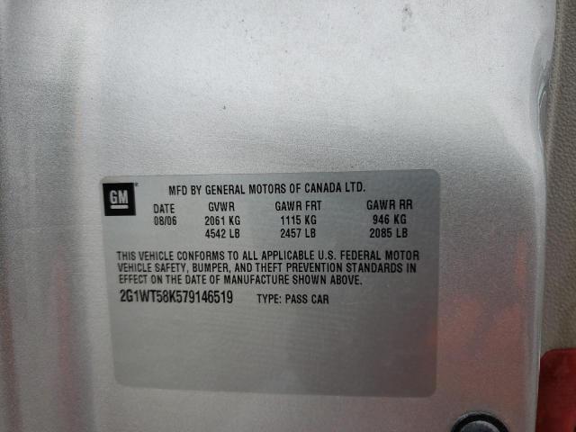 Photo 10 from auction – 2007 CHEVROLET IMPALA LT with VIN 2G1WT58K579146519