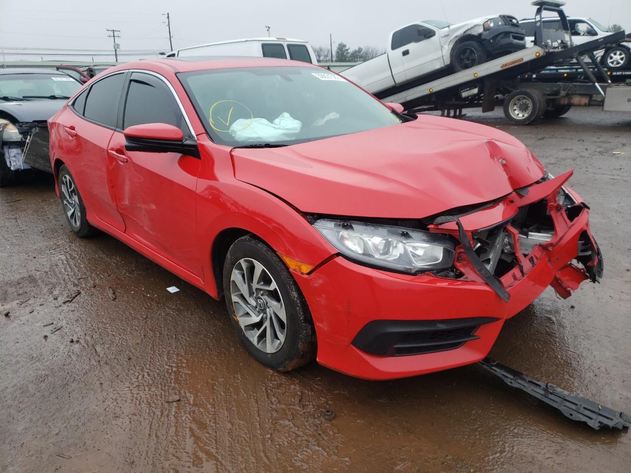 HONDA CIVIC EX 2017 with VIN 2HGFC2F72HH564999 - Photo from auction
