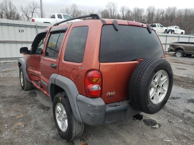 Photo 3 from auction – 2002 JEEP LIBERTY SP with VIN 1J4GL48KX2W176843