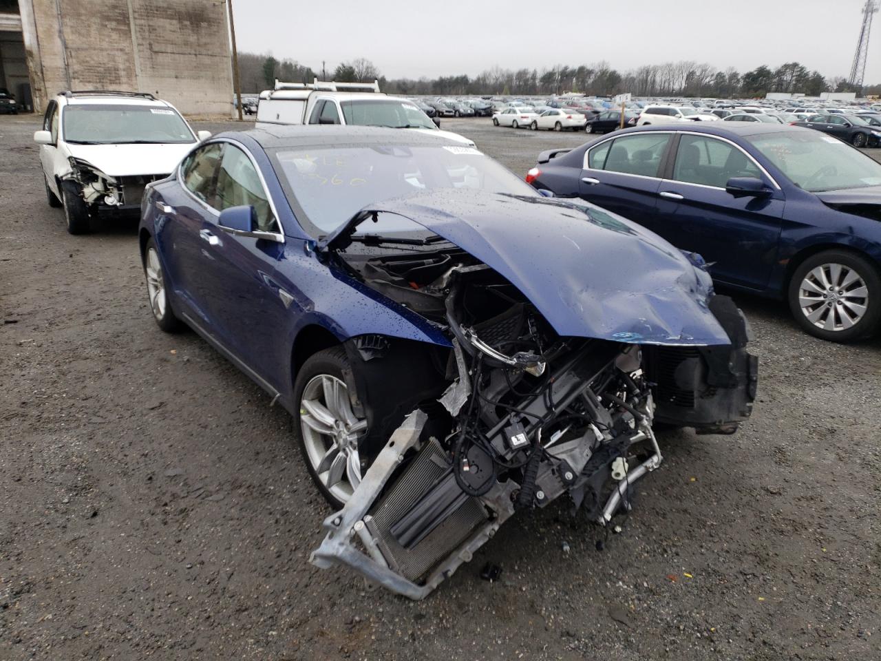 TESLA MODEL S 2016 with VIN 5YJSA1E18GF127247 - Photo from auction
