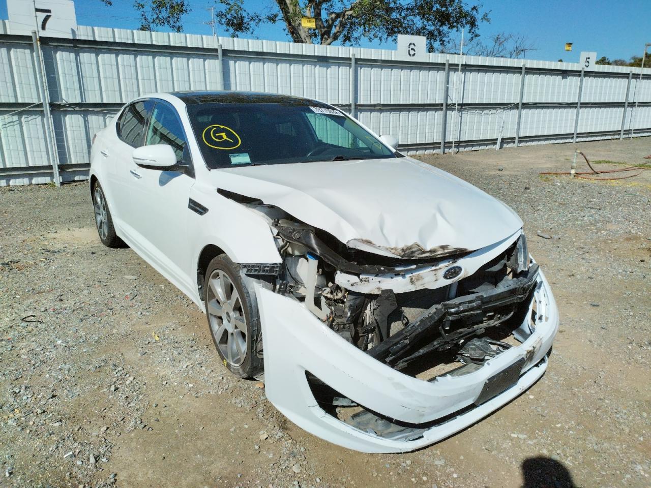KIA OPTIMA SX 2013 with VIN 5XXGR4A63DG195823 - Photo from auction