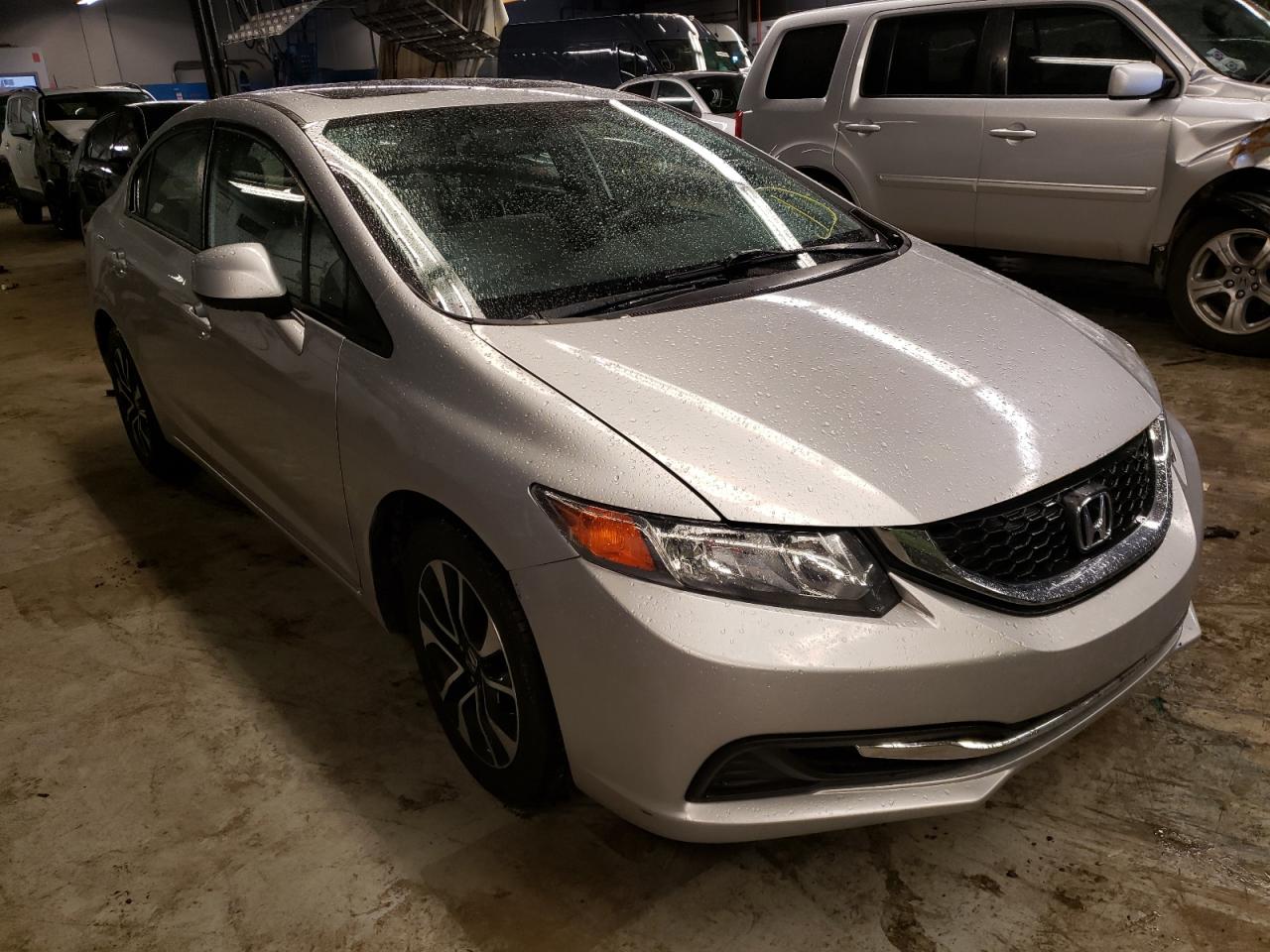 HONDA CIVIC EX 2013 with VIN 19XFB2F83DE016574 - Photo from auction