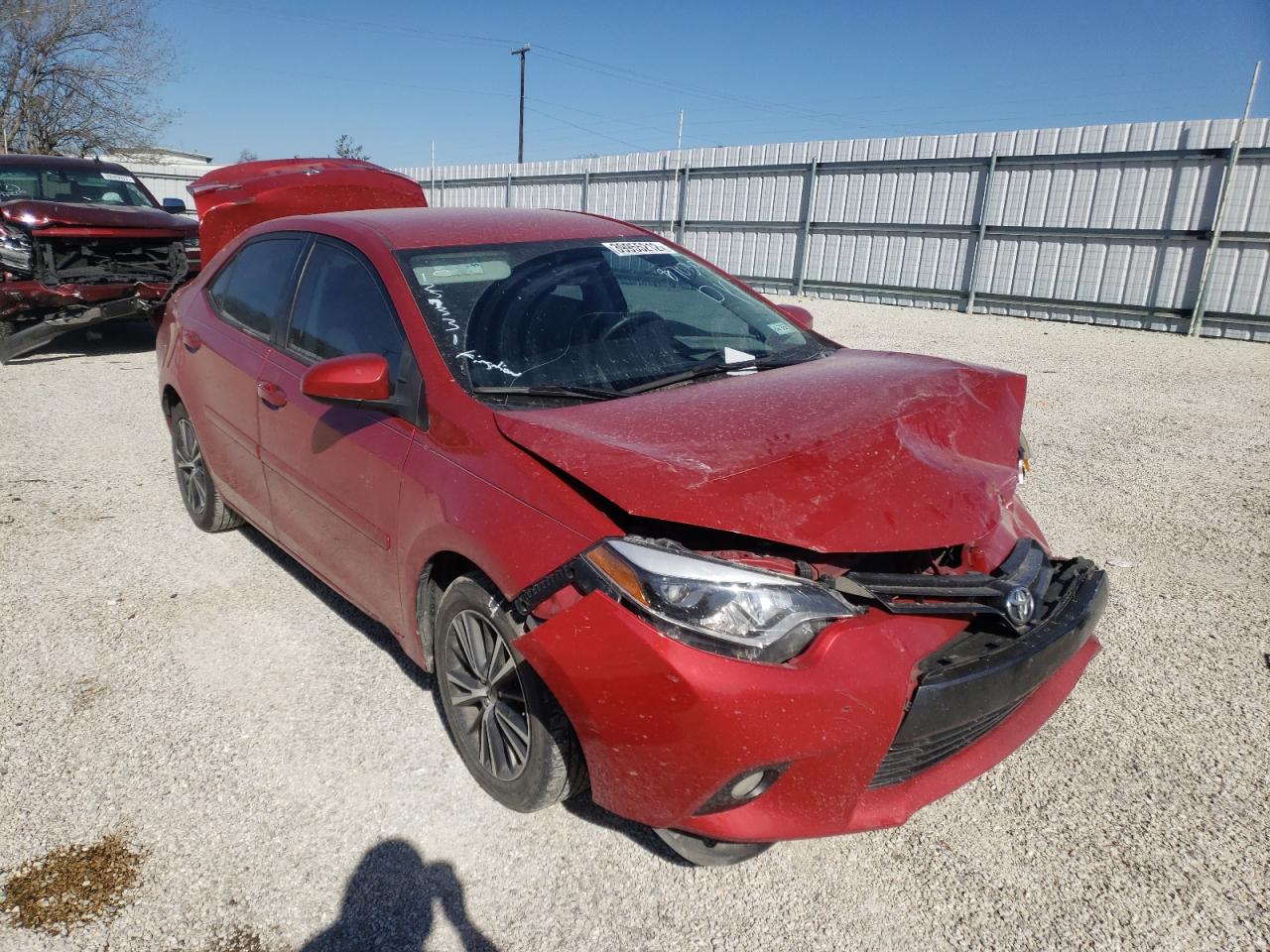 TOYOTA COROLLA L 2016 with VIN 5YFBURHE9GP561427 - Photo from auction