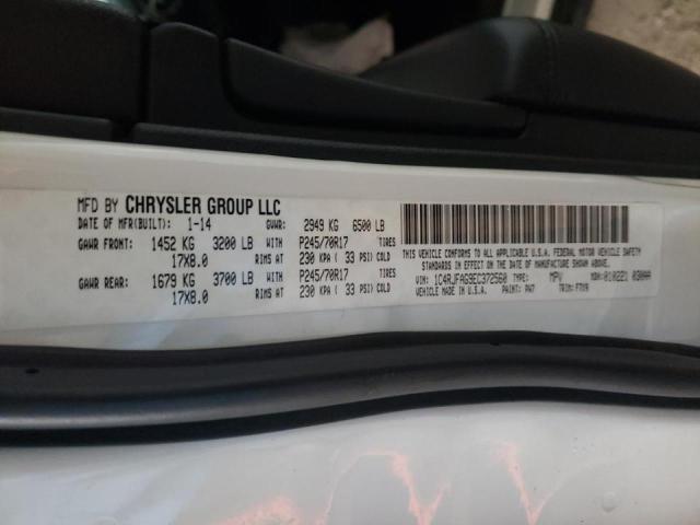 Photo 10 from auction – 2014 JEEP GRAND CHER with VIN 1C4RJFAG9EC372560