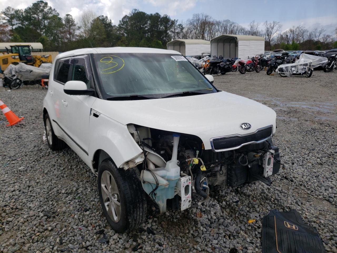 KIA SOUL 2014 with VIN KNDJN2A24E7741347 - Photo from auction
