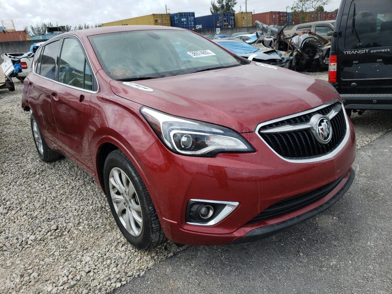 BUICK ENVISION P 2020 with VIN LRBFXBSA8LD109387 - Photo from auction