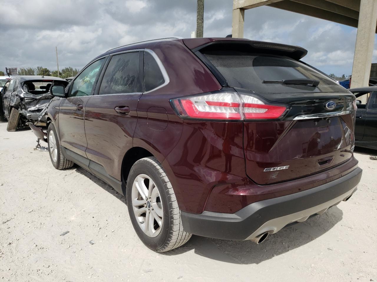 Photo 3 from auction – 2020 FORD EDGE SEL with VIN 2FMPK3J91LBB25062