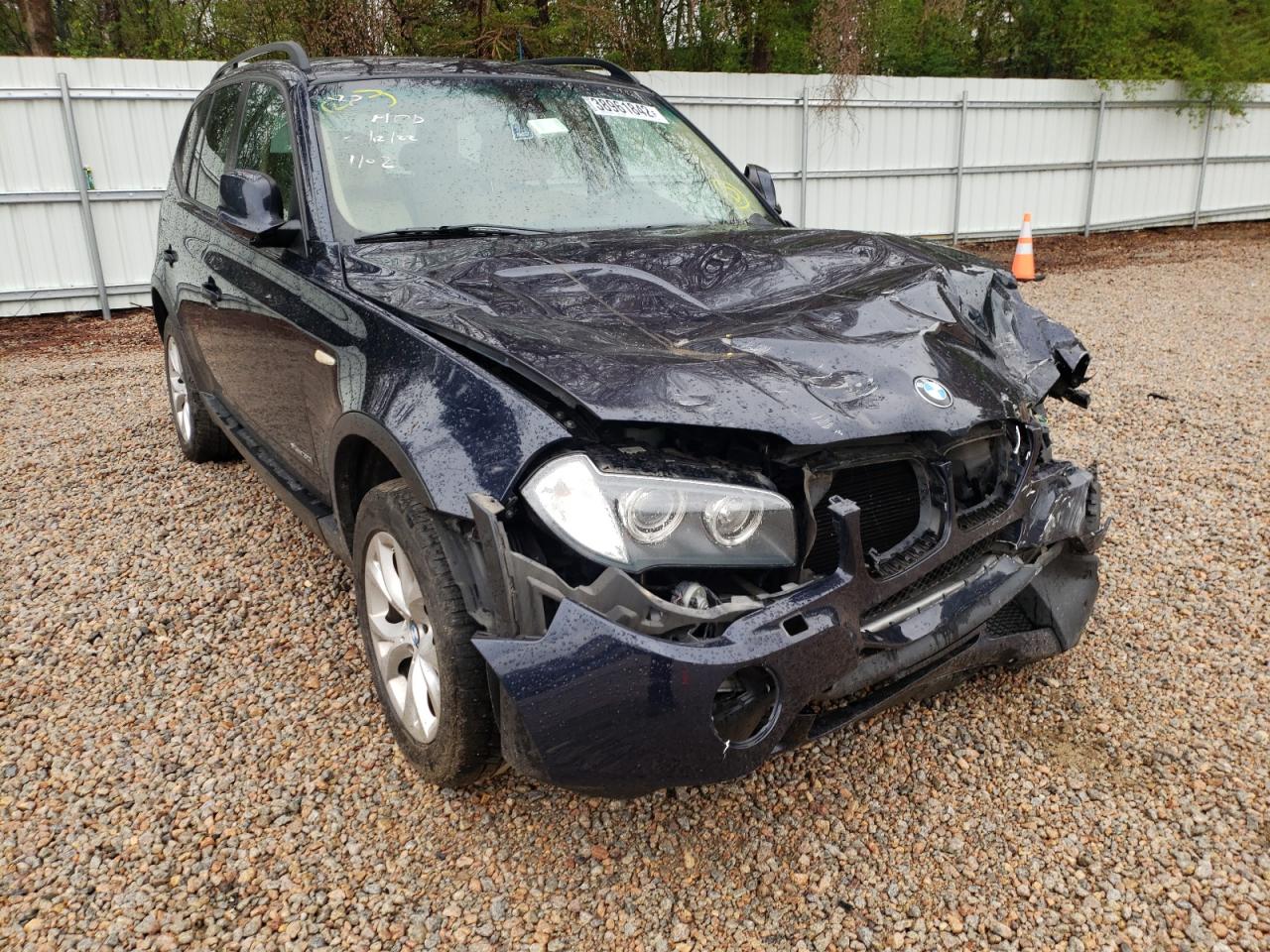 BMW X3 XDRIVE3 2010 with VIN WBXPC9C43AWJ36388 - Photo from auction