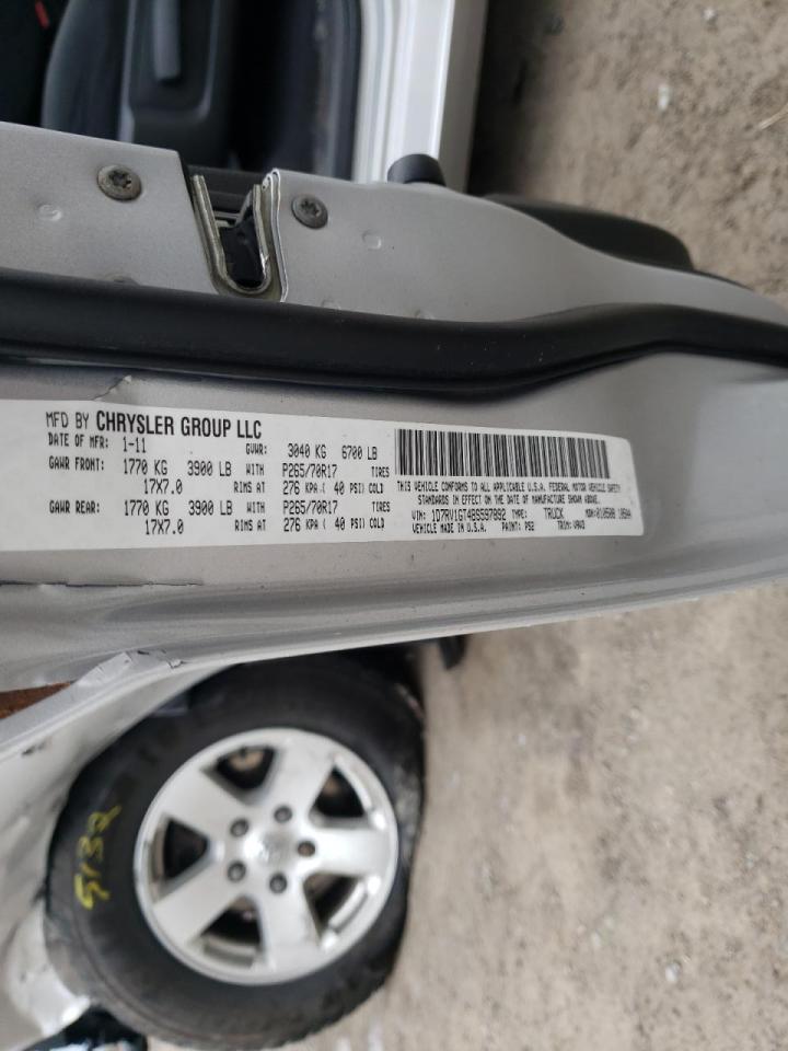 Photo 10 from auction – 2011 DODGE RAM 1500 with VIN 1D7RV1GT4BS597892