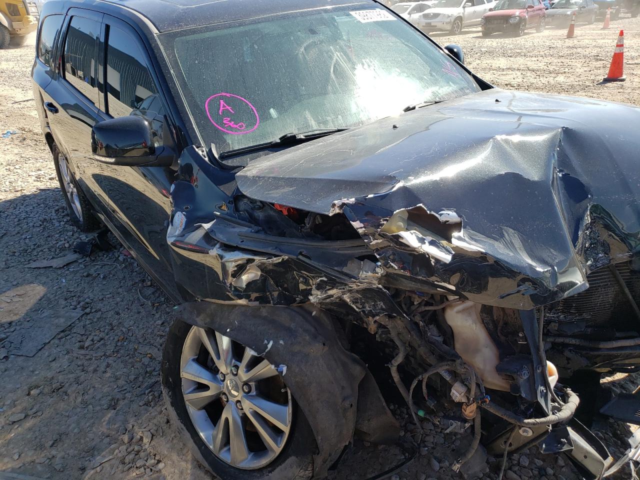 DODGE DURANGO R/ 2012 with VIN 1C4SDJCT1CC308936 - Photo from auction