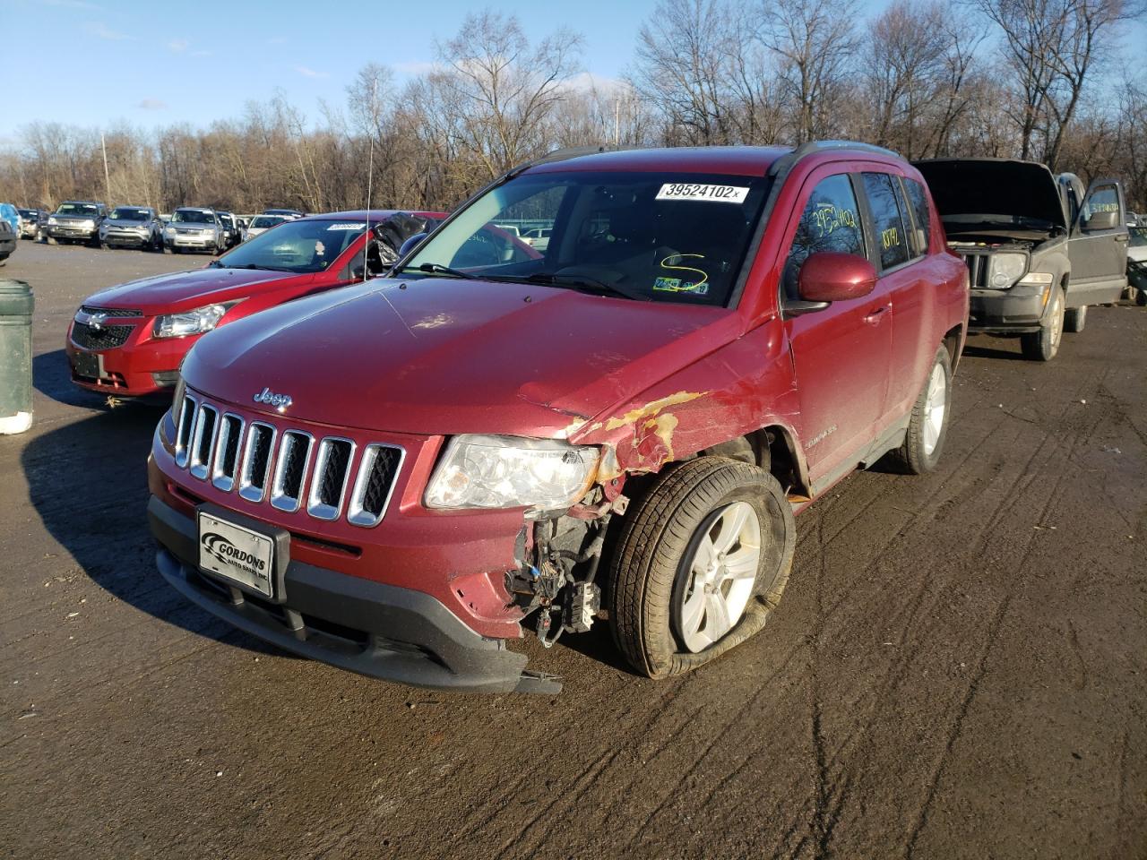 Фото 2 с аукциона – 2014 JEEP COMPASS LA с VIN 1C4NJDEB0ED605821