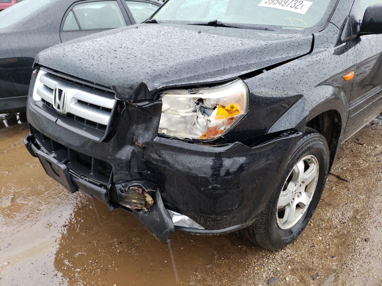 Photo 9 from auction – 2007 HONDA PILOT EXL with VIN 5FNYF18627B014431