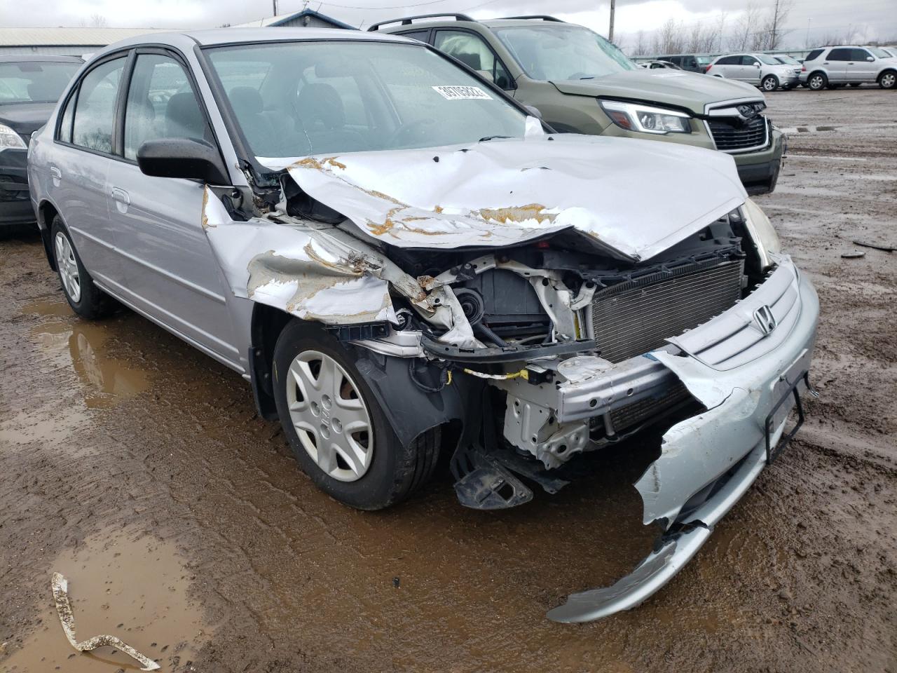 HONDA CIVIC LX 2003 with VIN 1HGES165X3L024674 - Photo from auction