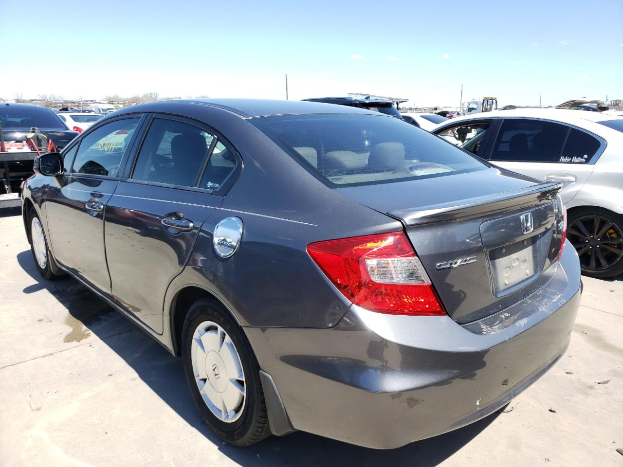 Photo 3 from auction – 2012 HONDA CIVIC HF with VIN 2HGFB2F65CH566121