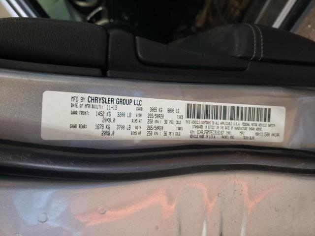 Photo 10 from auction – 2014 JEEP GRAND CHER with VIN 1C4RJFBM7EC316167
