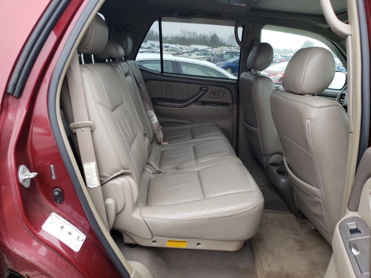 Photo 6 from auction – 2006 TOYOTA SEQUOIA LI with VIN 5TDBT48AX6S268984