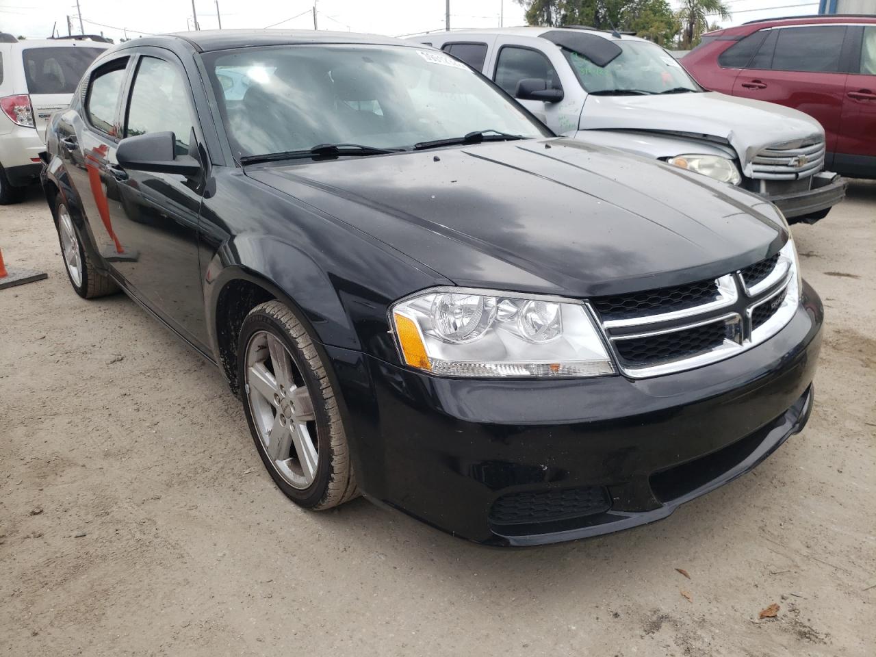 DODGE AVENGER SE 2013 с VIN 1C3CDZAB8DN566703 - Фото с аукциона