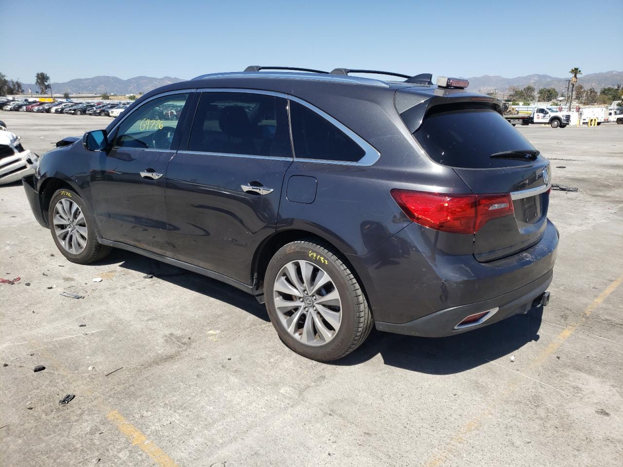 Photo 3 from auction – 2016 ACURA MDX TECHNO with VIN 5FRYD3H49GB008270