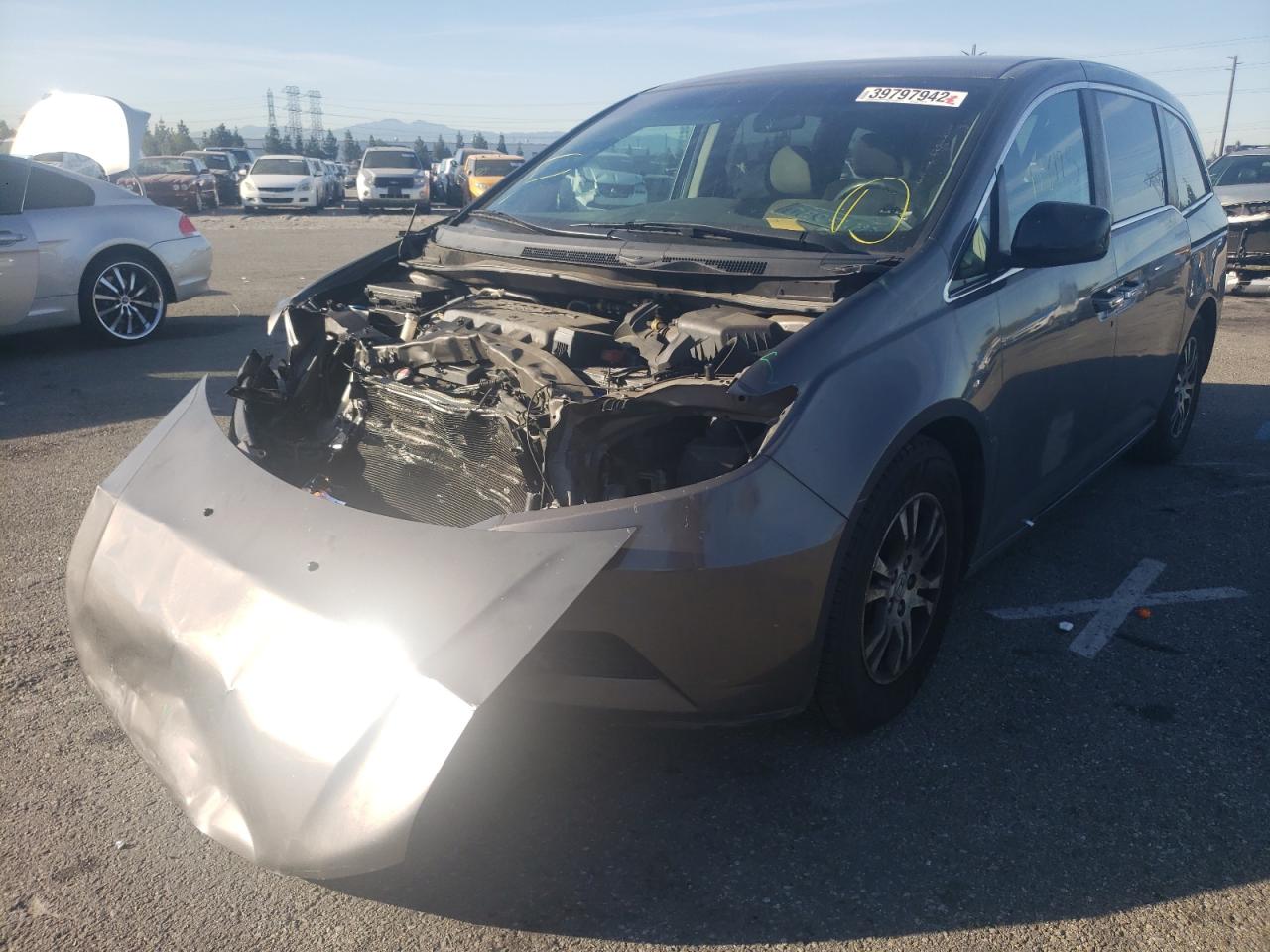 Photo 2 from auction – 2012 HONDA ODYSSEY EX with VIN 5FNRL5H46CB106140