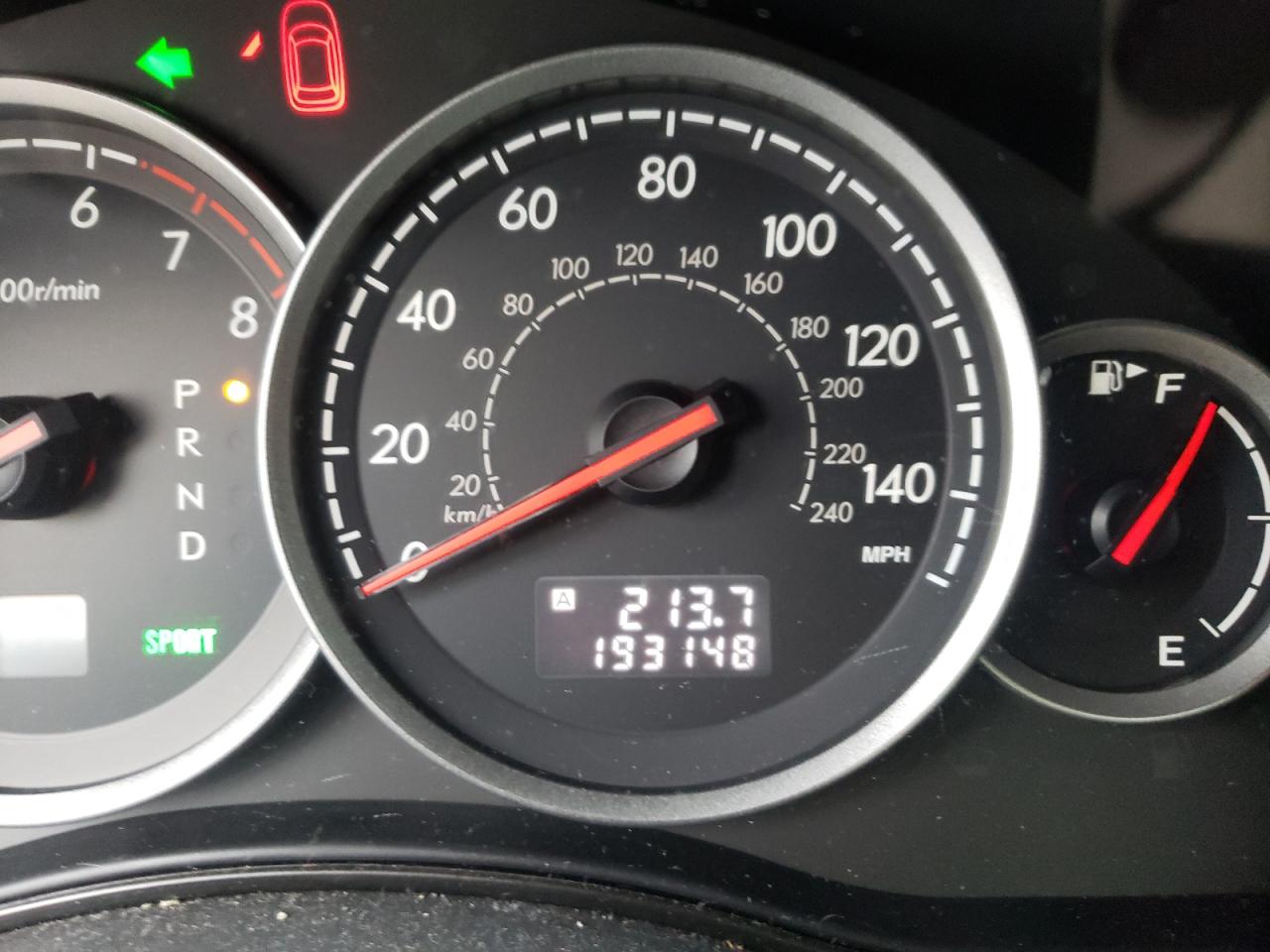 Photo 8 from auction – 2006 SUBARU LEGACY 2.5 with VIN 4S3BL626667210459