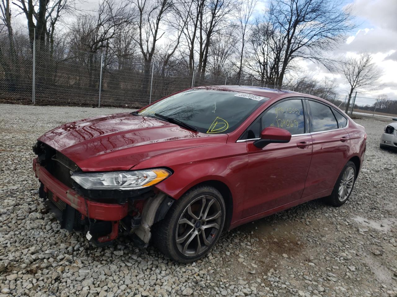 Photo 2 from auction – 2017 FORD FUSION SE with VIN 3FA6P0T96HR251218