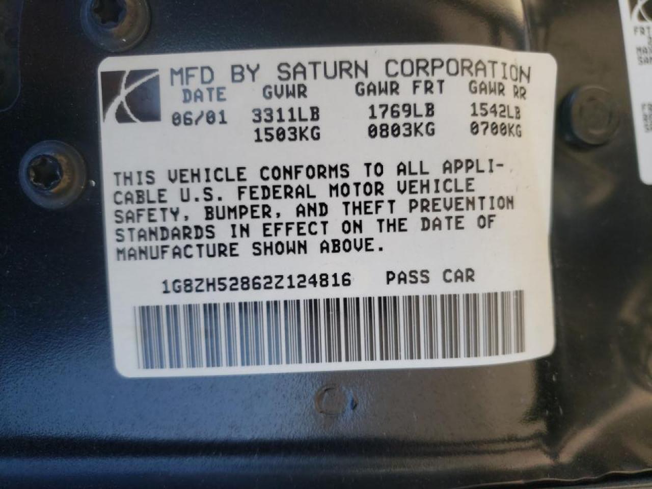 Photo 10 from auction – 2002 SATURN SL1 with VIN 1G8ZH52862Z124816