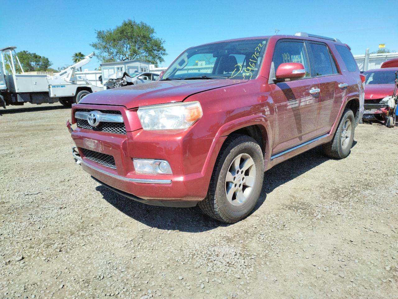 Photo 2 from auction – 2012 TOYOTA 4RUNNER SR with VIN JTEZU5JR1C5034411