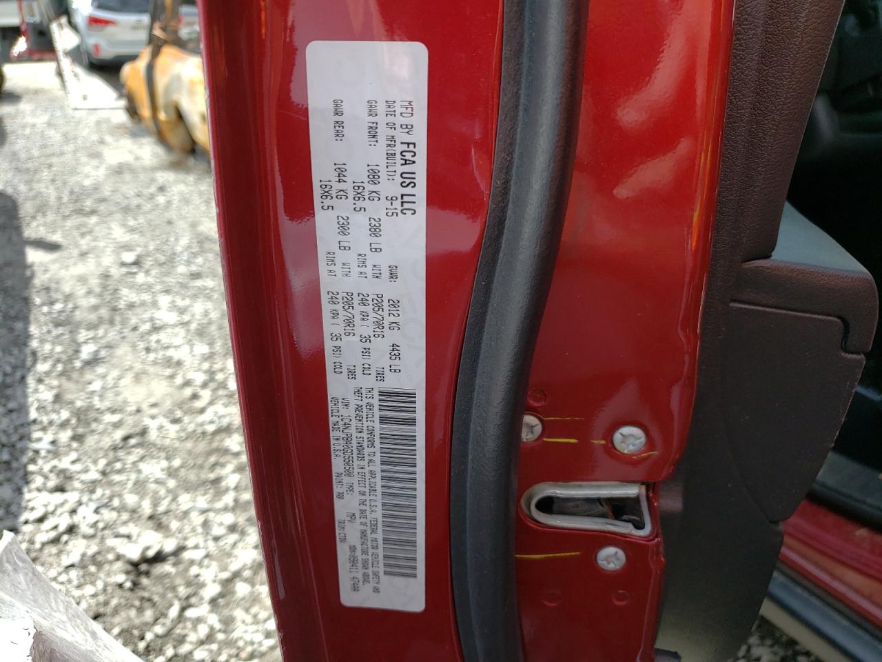 Photo 10 from auction – 2016 JEEP PATRIOT with VIN 1C4NJPBA0GD550500