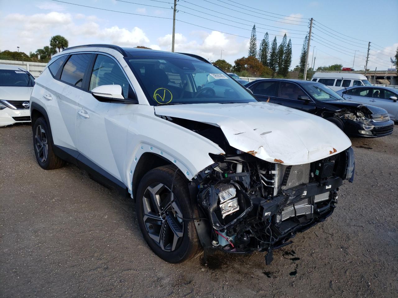 HYUNDAI TUCSON SEL 2022 with VIN KM8JFCA12NU035341 - Photo from auction
