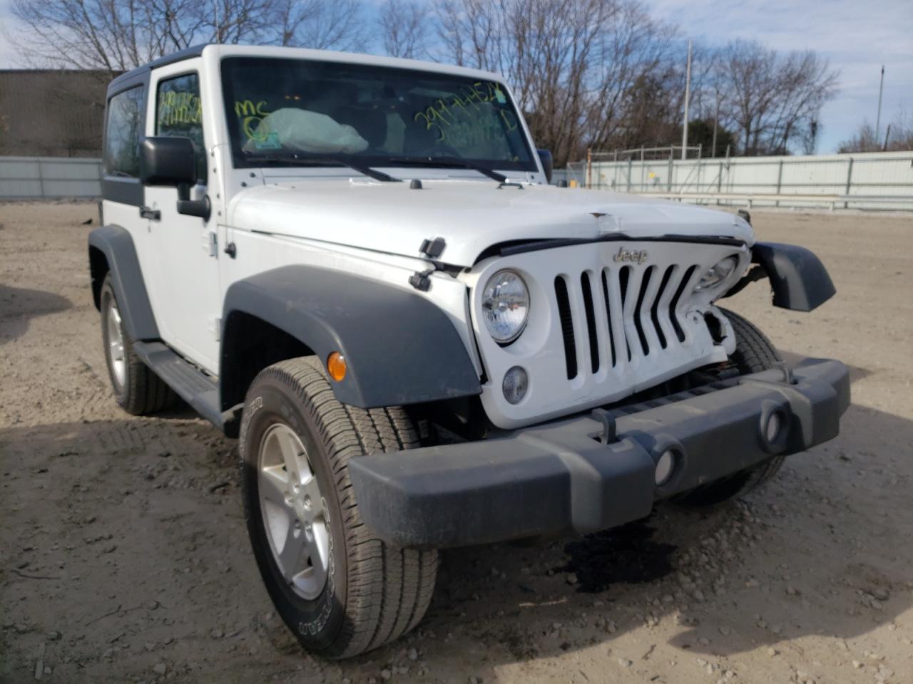 JEEP WRANGLER S 2016 with VIN 1C4GJWAG2GL280099 - Photo from auction