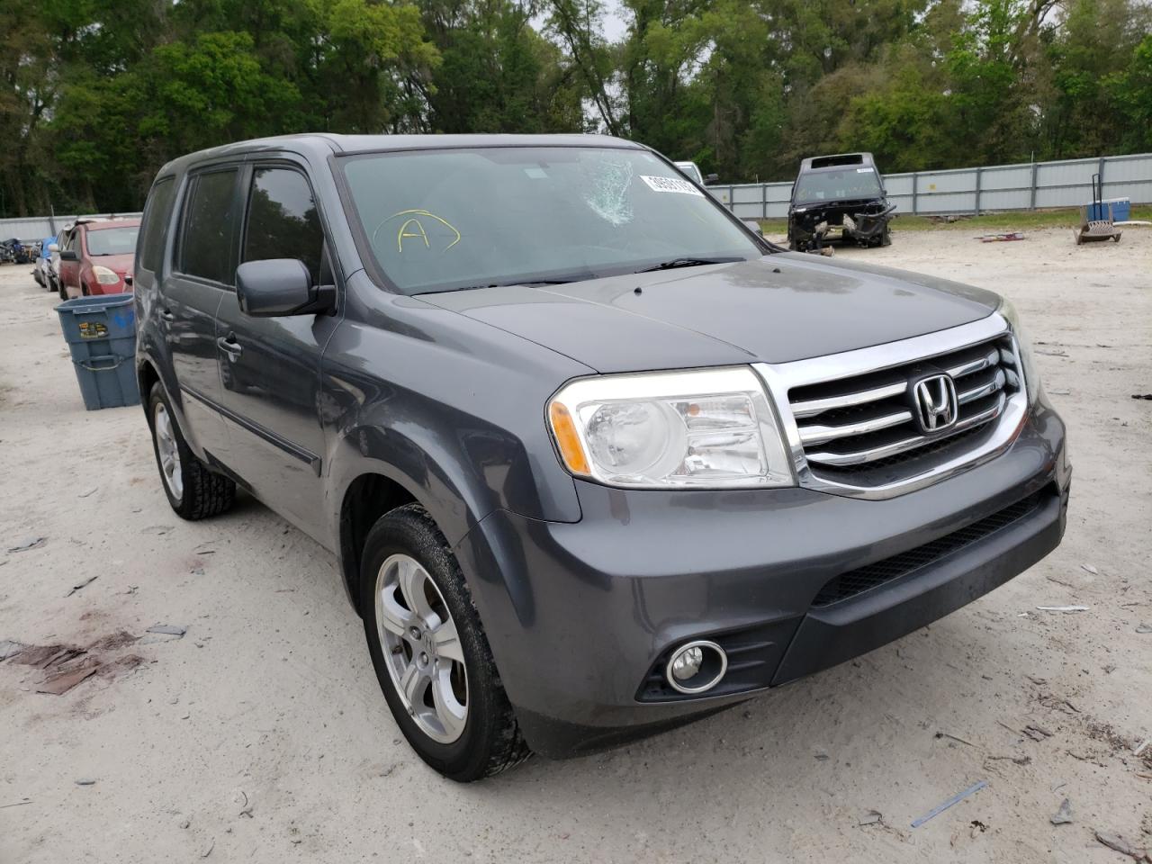 HONDA PILOT EXL 2013 with VIN 5FNYF3H50DB034966 - Photo from auction