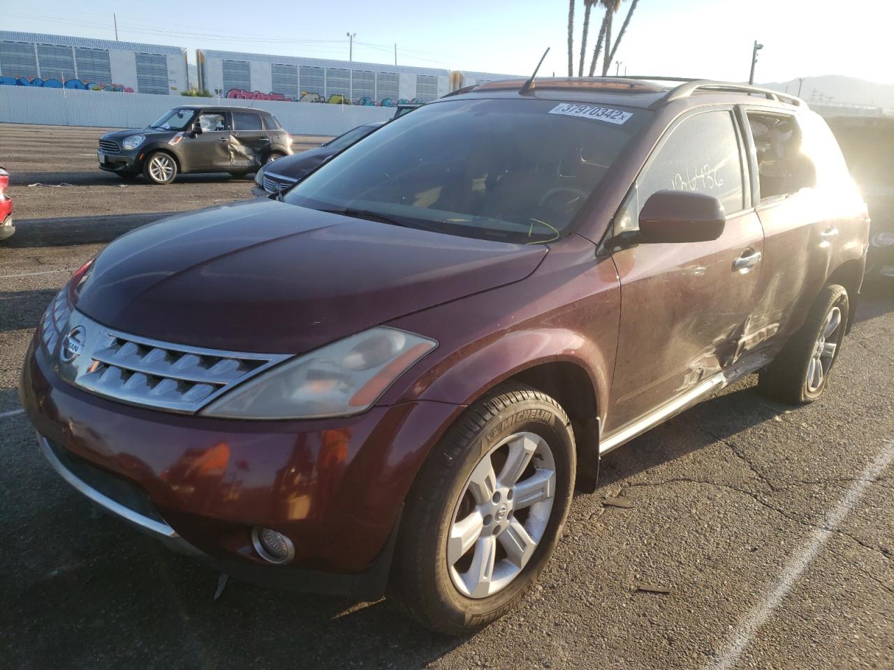 Photo 2 from auction – 2006 NISSAN MURANO SL with VIN JN8AZ08W16W542009