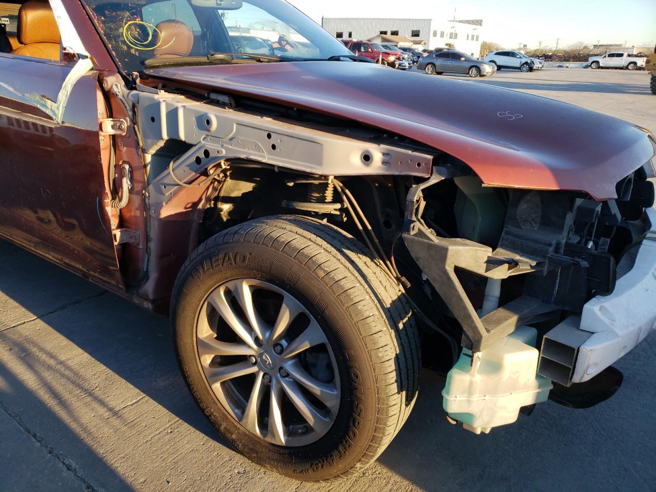 Photo 9 from auction – 2007 INFINITI FX35 with VIN JNRAS08U17X100681