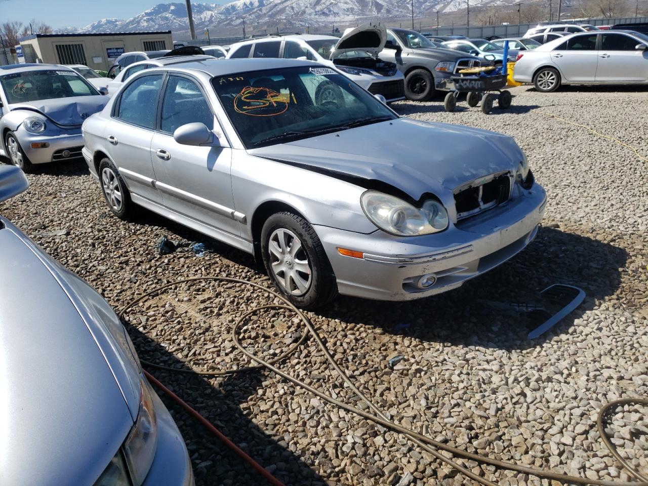 HYUNDAI SONATA GL 2004 with VIN KMHWF25H14A974486 - Photo from auction