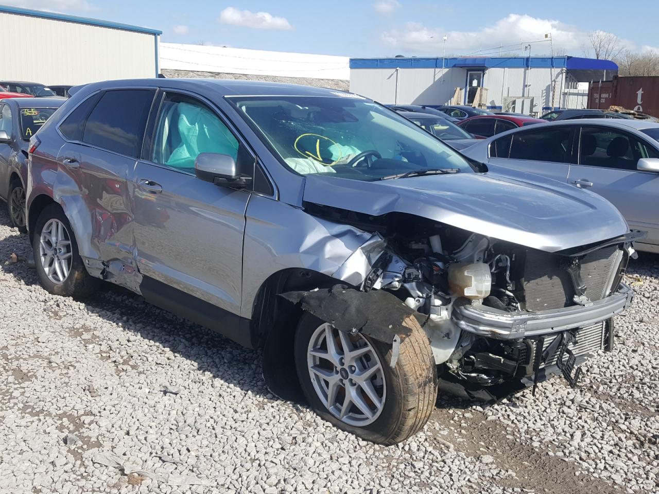 FORD EDGE SEL 2021 with VIN 2FMPK3J94MBA07461 - Photo from auction