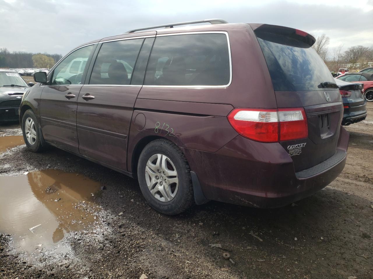 Photo 3 from auction – 2007 HONDA ODYSSEY EX with VIN 5FNRL38787B462304