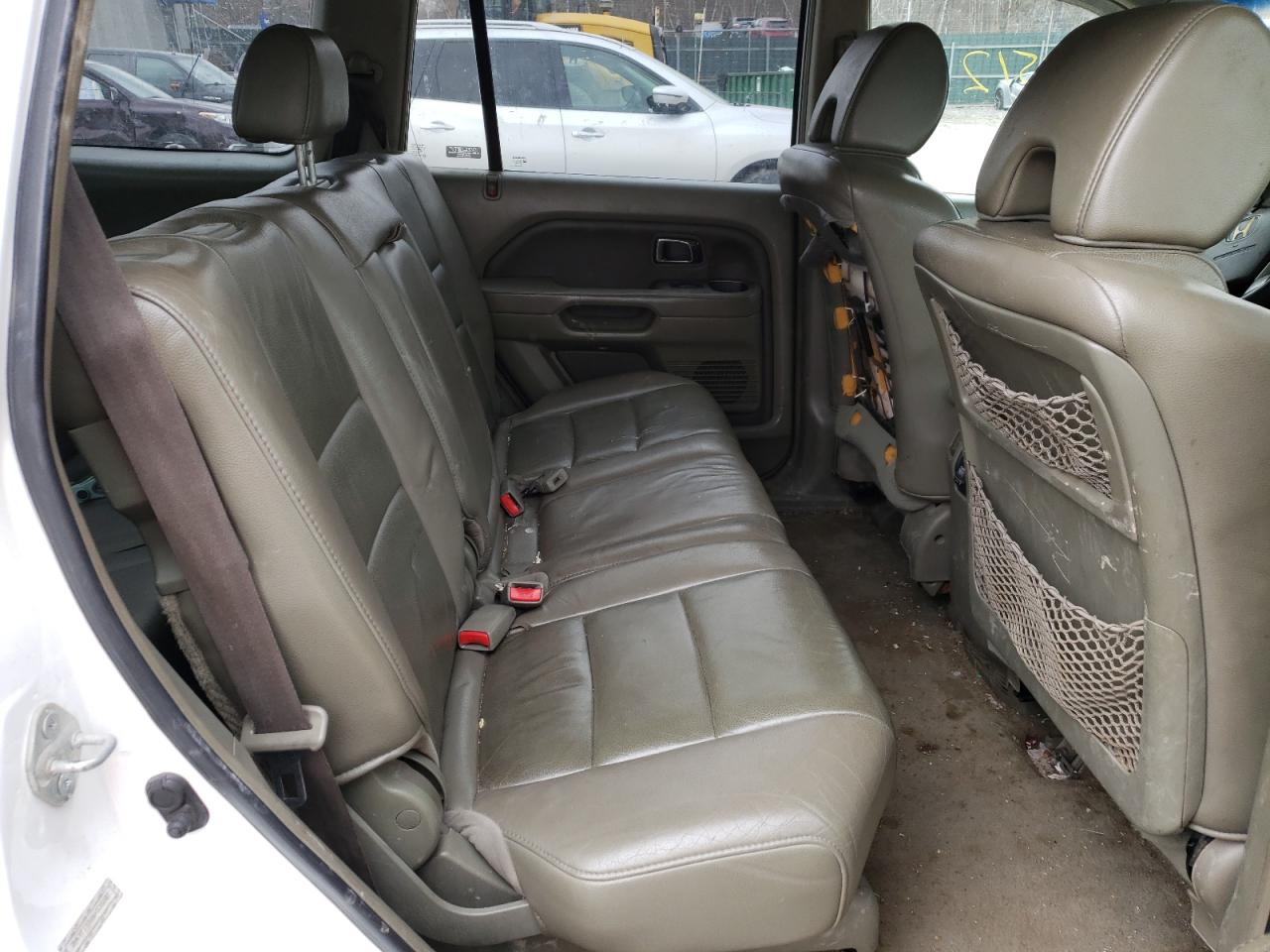 Photo 6 from auction – 2006 HONDA PILOT EX with VIN 2HKYF18506H535087